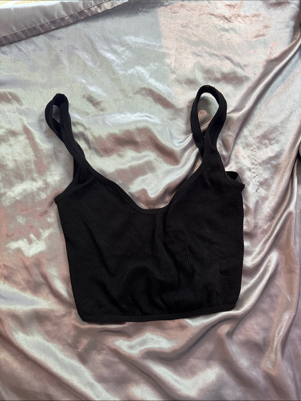 Cropped Tank Bra